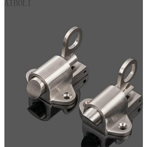 Self-closing Automatic Latch/Bolt Balcony Door Window Intermediate Spring Bolt Door Hardware Stainless Steel