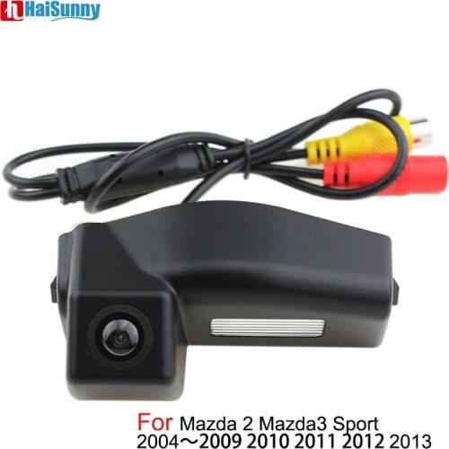 Night Vision Car Rear View Camera Full HD CCD Parking Camera CAM Assistant Waterproof For Mazda 2 Year 2009 2010 2011 2012 2013