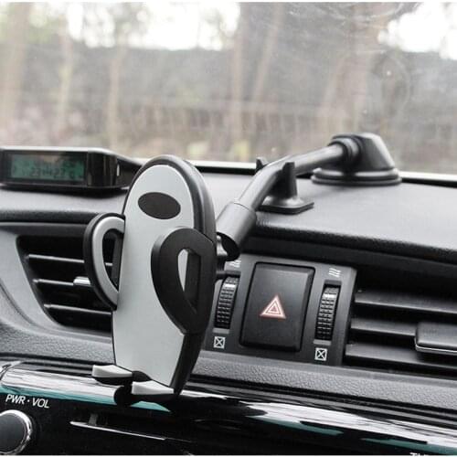 DuDa Mobile Support Long Arm Car Phone Holder For Phone in Car Holder Windshield Cell Phone Stand