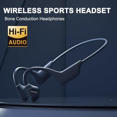 KINGSTAR X20 Wireless Bone Conduction Headphones with Microphone Open Ear Bluetooth Earphone Waterproof Sport Handsfree Headset