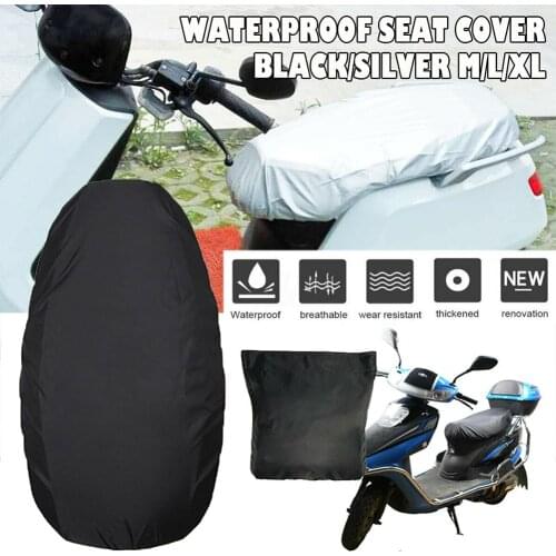 Oxford Cloth Dust Protection Outdoor Waterproof Heavy Duty Universal Seat Cover Durable Insulation Motorcycle Scooter Rain Gear