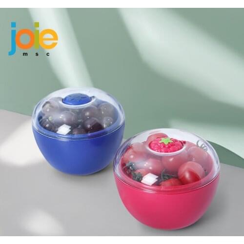 JOIE Double Layer Drain Basket Fruit Bowl Portable Plastic BPA Free Durable Blueberry Raspberry Shape Lovely Kitchen Tools