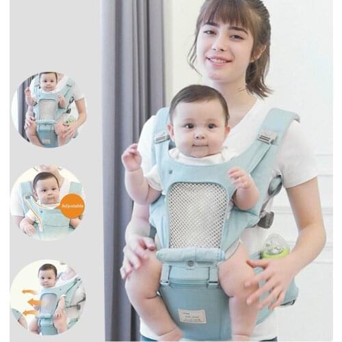 Ergonomic Baby Carrier Infant Kid Hip Seat Sling Wrap Holder Backpacks Travel Outdoor Kangaroo Front Facing 0-36 Months