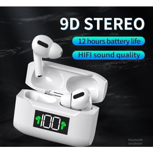 Hot Sale New Arrival Wireless Bluetooth 5.0 TWS Earphone Supporting Android Waterproof Heatset for iOS Smart Mobile Phone