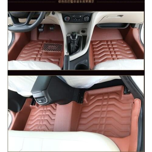 Myfmat custom foot leather car floor mats for TOYOTA Prius Reiz Camry VIOS Previa RAV4 EZ LAND CRUISER free shipping safe trendy