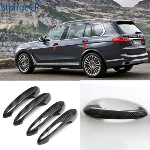 For BMW X7 G07 M50i xDrive40i xDrive50i 2018 2019 2020 Accessories 100% real carbon fiber Auto outer door handle cover