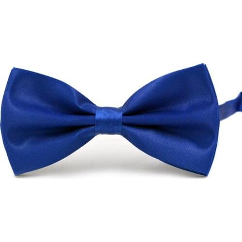 Solid Color Bow Tie Classic Male Mens Bowtie Boys Ties Fashion Wedding Party Neck Decoration Accessories Party Supplies
