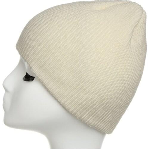 Autumn Winter Unisex elegant fashion Knitted hat Beanies Fashion Casual Cap Winter Hats for Woman Pure color Skiing cap