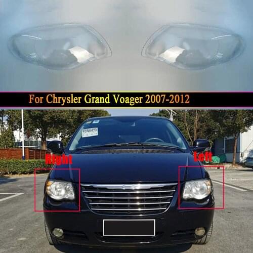 Car Headlight Lens For Chrysler Grand Voager 2007 2008 2009 2010 2011 2012 Headlamp Cover Replacement Auto Shell Cover
