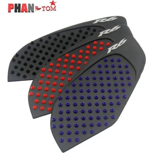 For Yamaha R6 2008 - 2015 Motorcycle Anti slip Tank Pad 3M Side Gas Knee Grip Traction Pads Protector Sticker