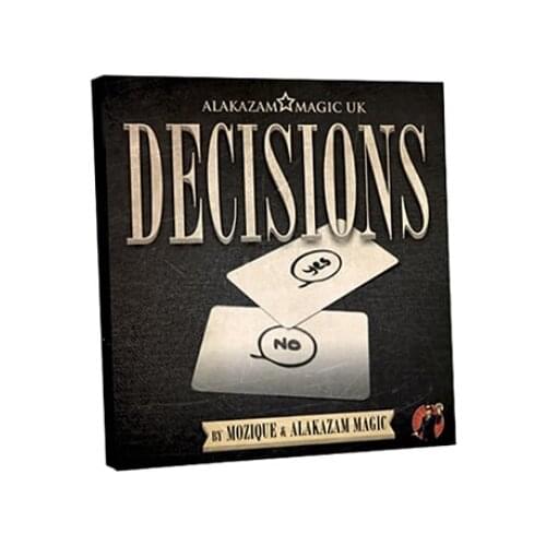 Decisions(DVD and Gimmick) Magic Tricks Mentalism Close Up Illusions Accessories Comedy