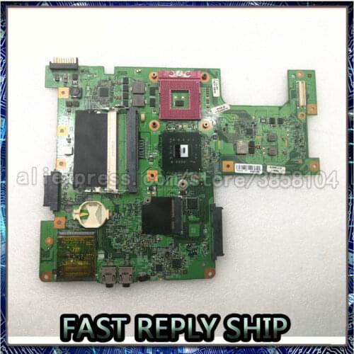 SHELI For Dell 0G849F G849F 48.4AQ01.031 Inspiron 1545 Laptop Mainboard Motherboard GM45 DDRII GMA X4500 & Free Cpu