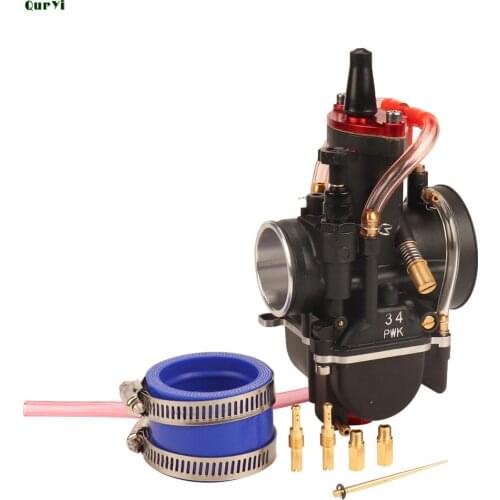 Motorcycle Universal PWK 34 mm Carburetor For 177mm ZongShen NC 250 250cc water cooled 4 V Engine Kayo Bse apollo Dirt Bike MX