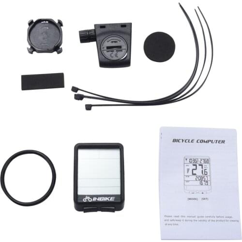 INBIKE Waterproof Digital Wireless Cycling Bike Bicycles Computer Odometer Speedometer