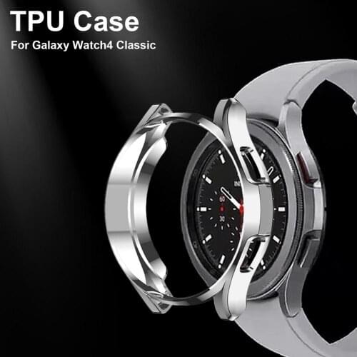 Galaxy Watch 4 Classic 46mm High Quality Protective Case TPU Case Watch Edge Frame Shell Bumper Cover Portable Watch Accessories