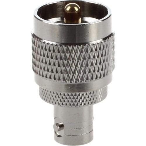 WSFS Hot 2pcs RF coaxial coax adapter BNC female to UHF male PL259