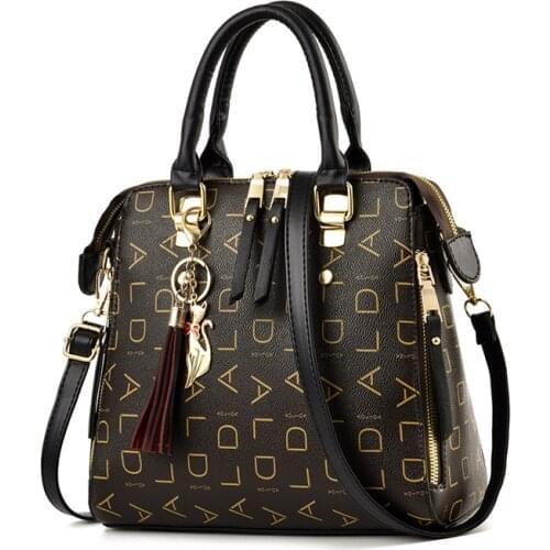 YINGPEI Women Bag Vintage Casual Tote Top-Handle Women Messenger Bags Shoulder student Handbag Purse Wallet Leather 2018 New