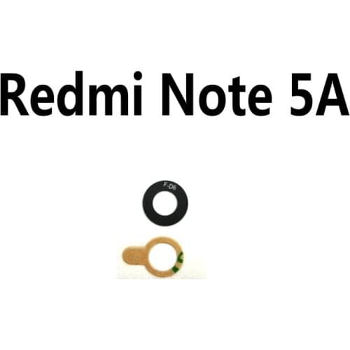 For xiaomi redmi note 5A New Rear back Camera Glass Lens Cover Repair Parts