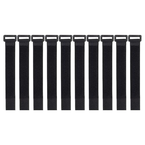 10 Pcs/lot 2cm * 20cm Nylon Reverse Buckle Hook Loop Fastener Cable Ties Velcroing Strap Sticky Line Finishing