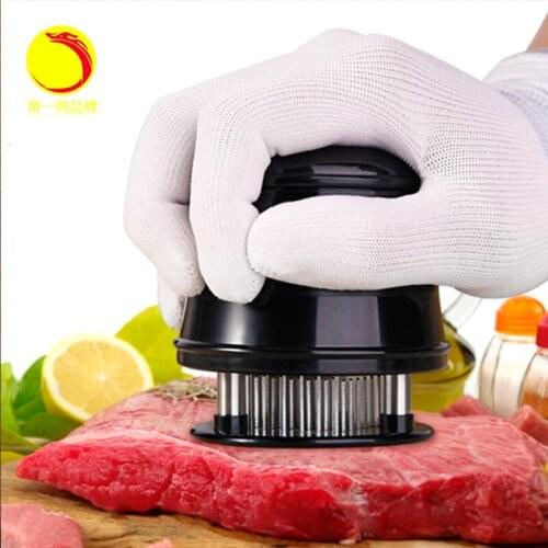Free Shipping Meat Tenderizer Stainless Needle 56-blades With Safely Lock