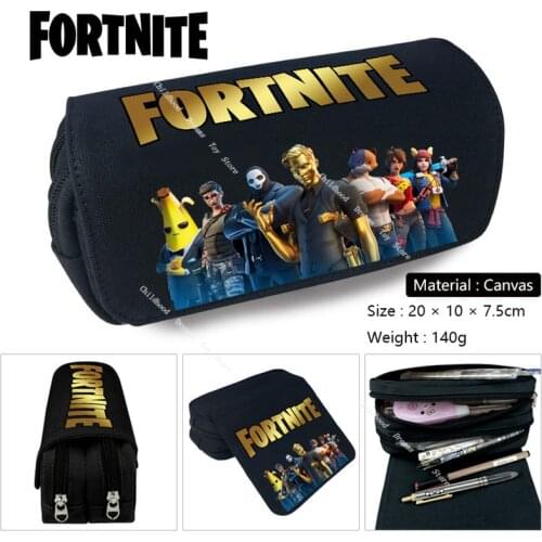 Fortnite Student Pen Case Bags Pencilcase Kids Student Pen Bag School Supplies Stationery Storage Box Chidren Girls Boys Gift