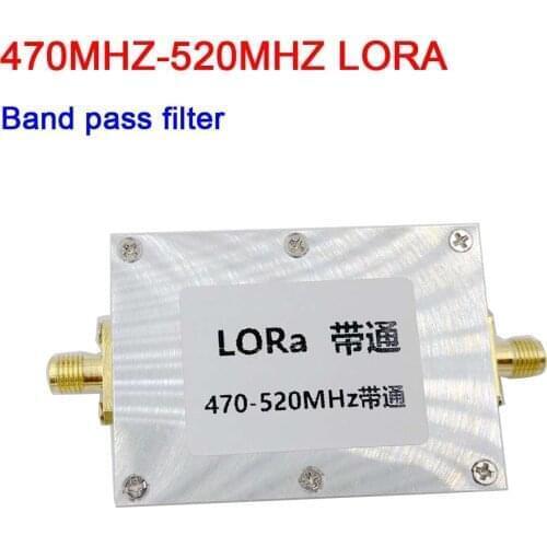 Dykb 470MHZ-520MHZ LORA band pass filteranti-interference Ellipse filter for HAM radio Amplifier