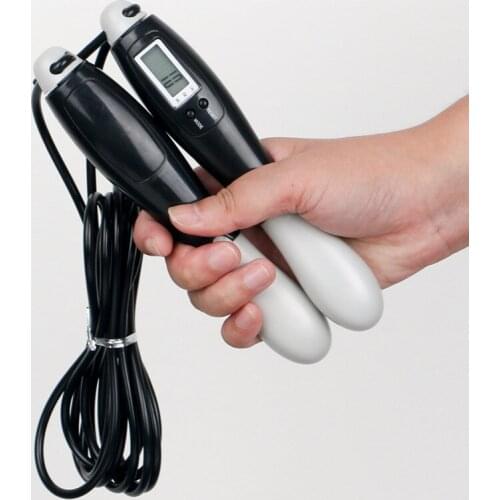 Electronic Cordless Jump Ropes Smart Digital Wireless Skip Rope with LCD Screen Counting Speed Skipping Counter Promotion