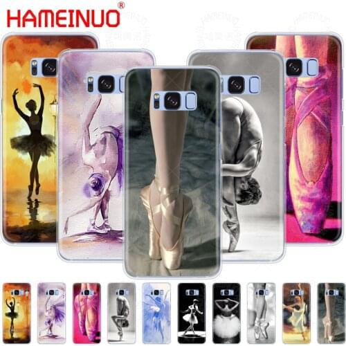 HAMEINUO Ballet Ballerina Dancer Shoes cell phone case cover for Samsung Galaxy S9 S7 edge PLUS S8 S6 S5 S4 S3 MINI