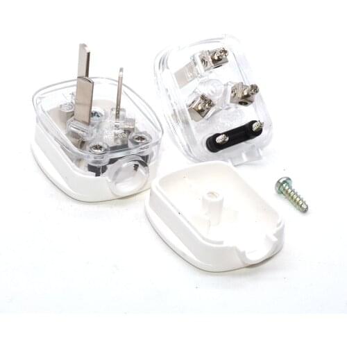 CHINA, Australian, New Zealand 3-Pin DIY Rewireable Power Plug AC100~250V