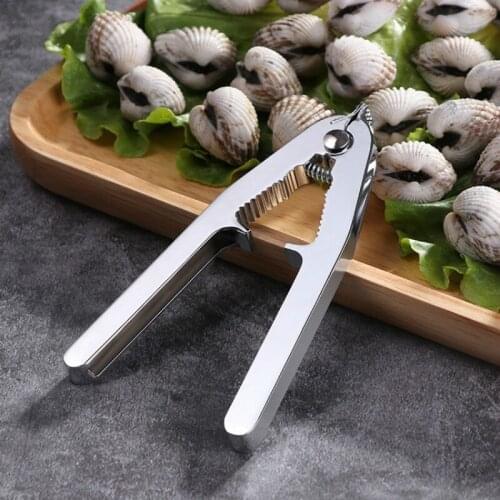 Kitchen Seafood Tools Metal Clams Pliers Clam Shell Marine Products Clams Opener Shellfish Sea Food Clip