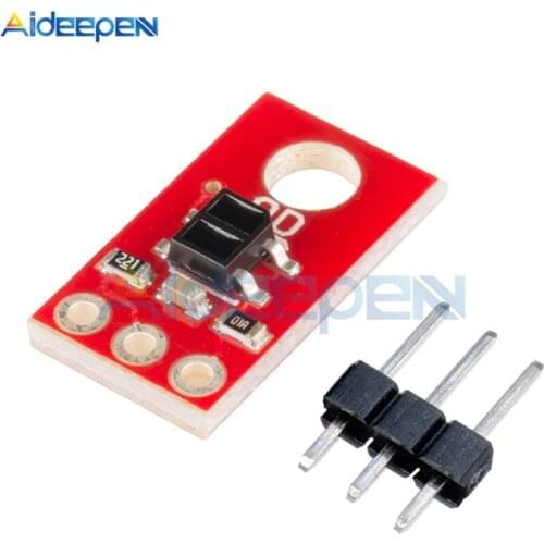 DC 3.3V 5V QRE1113 Linear Sensor IR LED Infrared Reflective Sensor Module Capacitor Discharge Circuit Breakout Board With Pin