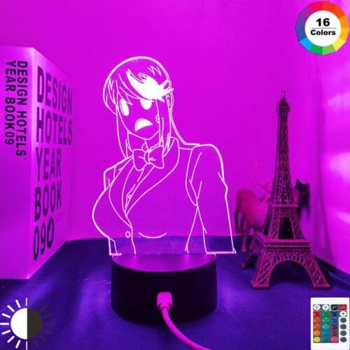 Table Lamp Anime High Rise Invasion Waiter Mask for Bedroom Decoration Led Night Light Birthday Gift Room Decor Manga 3d Light