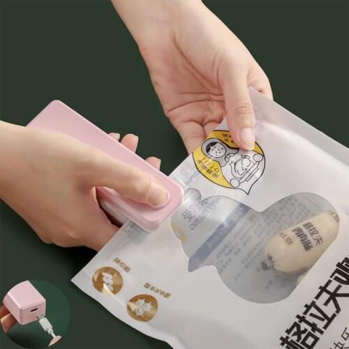 New charging sealing machine kitchen food sealing machine portable mini bag sealer kitchen essentials bag clips