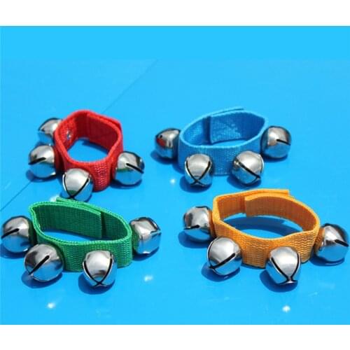 New Baby Educational Toys Lovely Dance Baby Bell Child Rattle Toy Crisp Baby Toy Baby Wrist Bell Football Bell Ring