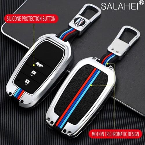 New Zinc Alloy Car Key Cover Case for Car For Toyota Hilux Fortuner Land Cruiser Camry Coralla Crown RAV4 Highland Accessories