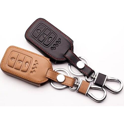 New Car Case Cover Holder protect for Honda remote key fob 2016 2017 CRV Pilot Accord Civic Fit Freed 3 buttons remote control