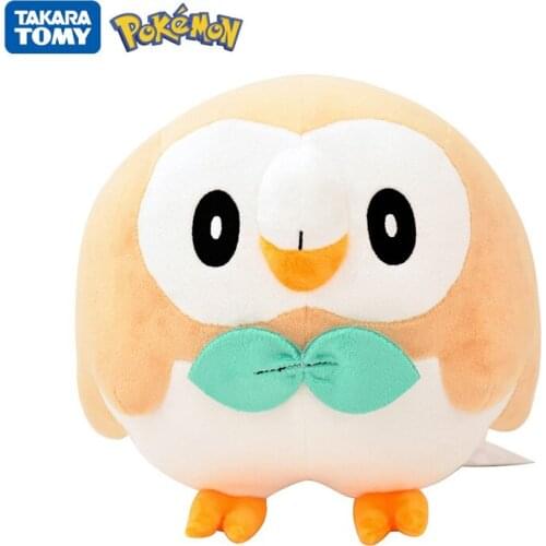 Original 21cm Pokemon Rowlet モクロー plush toy cute cartoon Pikachu Snorlax plushdoll doll pillow rag doll child birthday gift