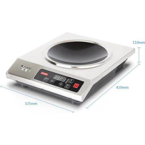 3500W Commercial Household Induction Cooker High Power Concave Electromagnetic Cooker Flat Meal Soup