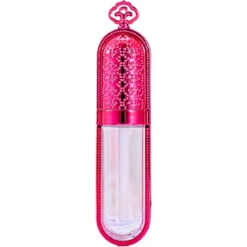 Empty Lip Gloss Tube Cosmetic Packing Container Clear Round Flat Plastic Lipgloss Filling Bottle Lip Gloss wand Tubes 35/50pcs