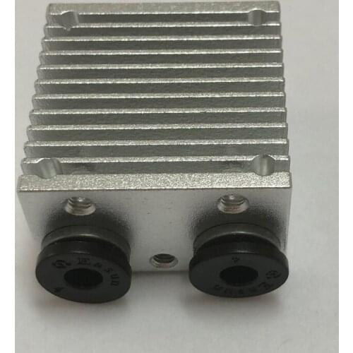 3D printer Heatsink for E3D Heat Radiator Cyclops+ dual Nozzle Extruding cooling aluminum block