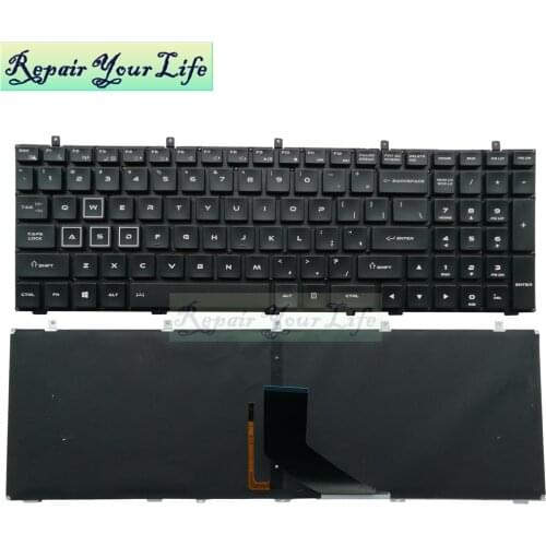 Repair You Life Laptop keyboard For thunderobot 911 911M-M2 911-T1 US Standard with backlit keyboard Black New and Original
