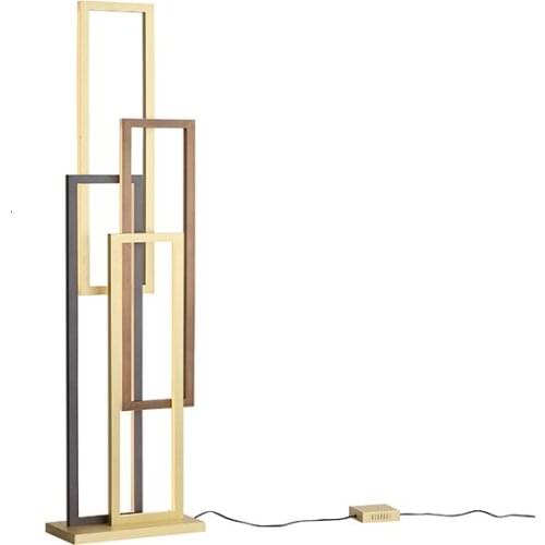 Modern Floor Light Hotel Decorative Floor Lighting House Standing Light Led Square Floor Lamps Metal Material