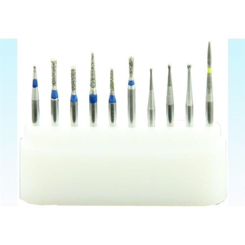 Dental Clinic Kit Preparation Teeth Kit 10 pcs For Micro Invasive Surgery Clinic Dentist Burs Tools