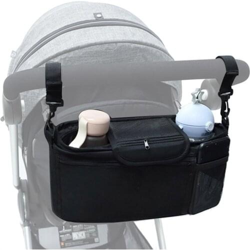 Stroller Bag Diaper Bag Hanging Bag For Stokke Scoot Yoyo Trollery Phone Bag Shoulder Bag Larger Capacity Thermal Insulation Bag