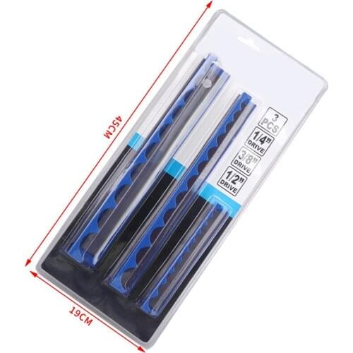 Universal sleeve holder Three-piece chrome vanadium steel magnetic tool sleeve holder sleeve sleeve storage