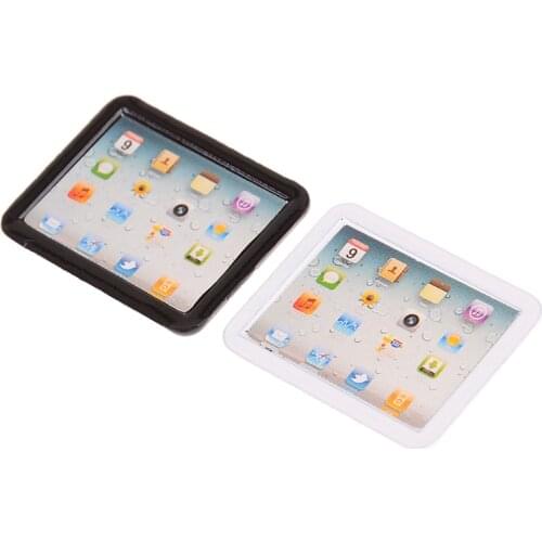 1PCS 1:12 Scale Laptop Computer Toy Dollhouse Miniature Toys Doll Food Kitchen Living Room Decoration Accessories