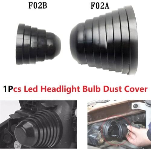 1PCS Car Led Headlight Bulb Waterproof Dust Cover Headlight Lamp Rubber Dust Cover Car Motorcycle Adjustable Size
