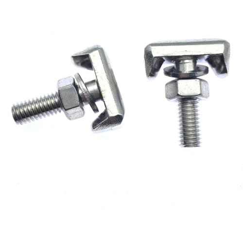 2pcs for Volkswagen Bora Golf Ford Focus BMW battery pile head joint T screw bolt chuck