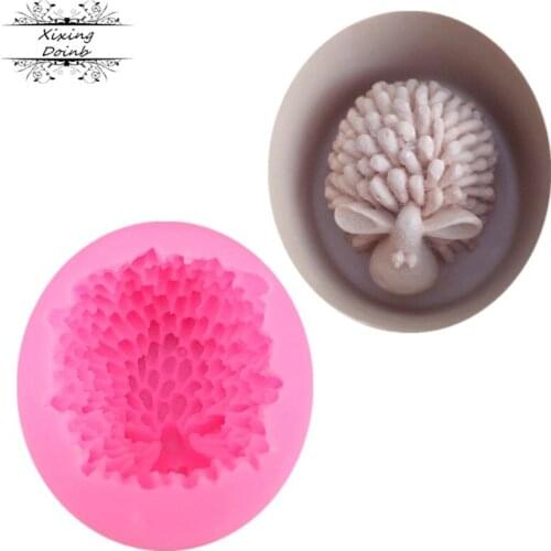 3D small sheep shape soft candy silicone mold cake biscuit mold candy chocolate mold cake decoration DIY baking tool