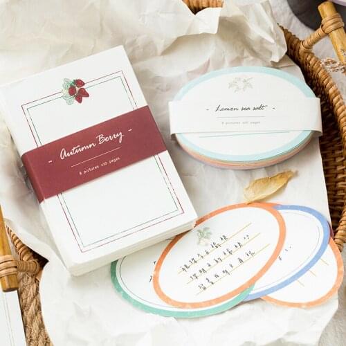 4PCS/LOT kasugano series fresh retro message paper memo pad